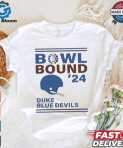 Duke Blue Devils 2024 Bowl Bound Helmet Shirt