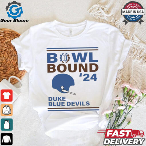 Duke Blue Devils 2024 Bowl Bound Helmet Shirt