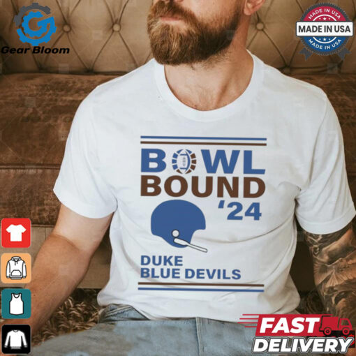 Duke Blue Devils 2024 Bowl Bound Helmet Shirt