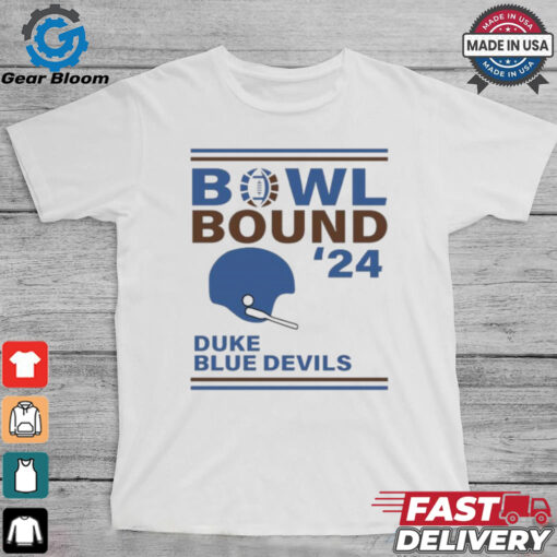 Duke Blue Devils 2024 Bowl Bound Helmet Shirt