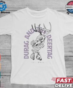 Durag and the Deer Tag Get Smoking Deer Skull T shirt