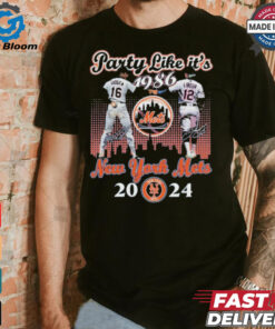 Dwight Gooden Francisco Lindor Party Like It’s 1986 New York Mets 2024 Shirt