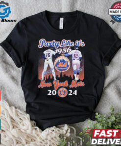 Dwight Gooden Francisco Lindor Party Like It’s 1986 New York Mets MLB 2024 Signatures t shirt