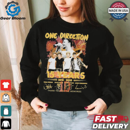 One Direction Liam Payne 15 Years 2010 2025 Thank You For The Memories T Shirt