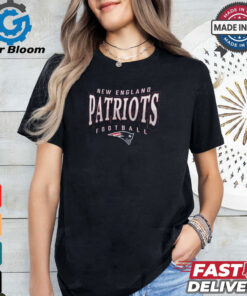 England Patriots Fanatics Heather Navy Divided Warp Tri Blend T Shirt