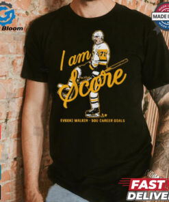 Evgeni Malkin I Am Score 500 Career Goals Pittsburgh Penguins NHL t shirt