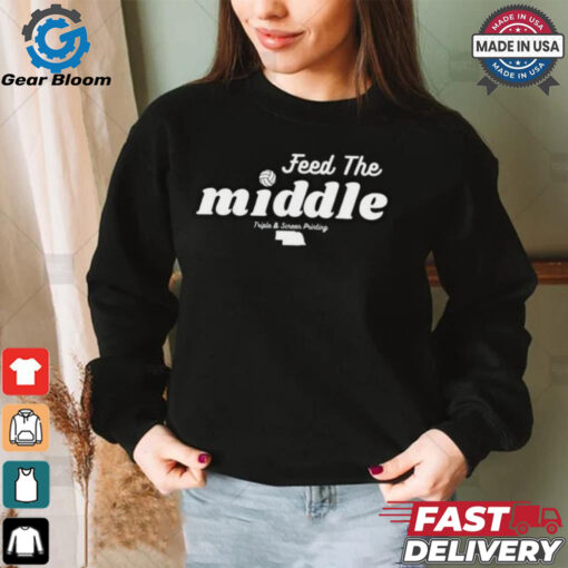 Feed The Middle Triple B Screen Printing Shirt