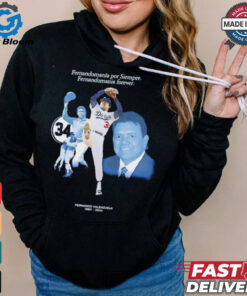 Fernando Valenzuela 1960 2024 Dodgers shirt