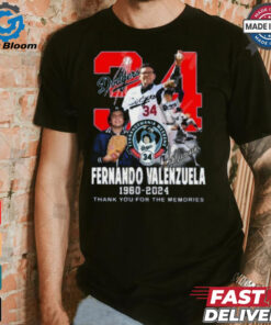 Fernando Valenzuela 1960 2024 Thank You For The Memories T Shirt