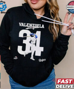 Fernando Valenzuela 34 LA Dodgers Baseball Shirt
