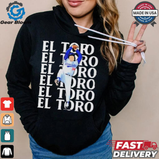 Fernando Valenzuela Los Angeles Dodger El Toro Baseball Shirt
