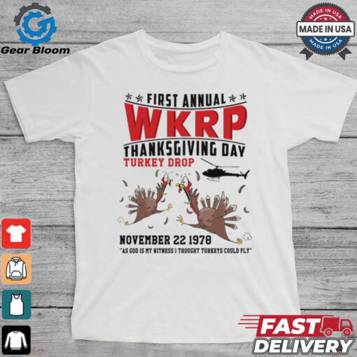 First Annual WKRP Hooded shirt