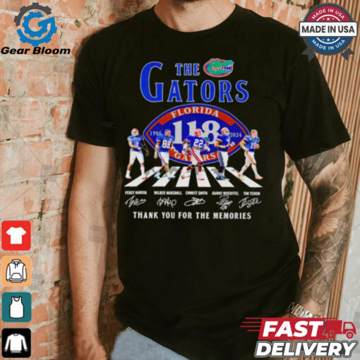 Florida Gators Abbey Road 118 Years Of The Gators 1906 2024 Thank You For The Memories shirt