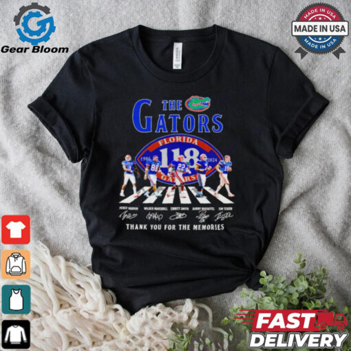 Florida Gators Abbey Road 118 Years Of The Gators 1906 2024 Thank You For The Memories shirt