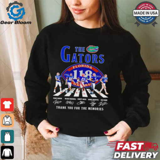 Florida Gators Abbey Road 118 Years Of The Gators 1906 2024 Thank You For The Memories shirt