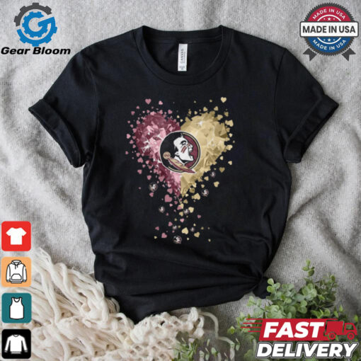 Florida State Seminoles Crystal Heart Shirt