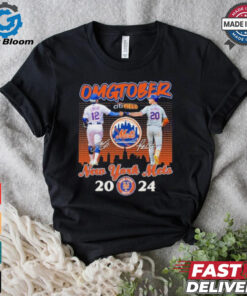 Francisco Lindor And Pete Alonso New York Mets OMGTOBER 2024 Shirt