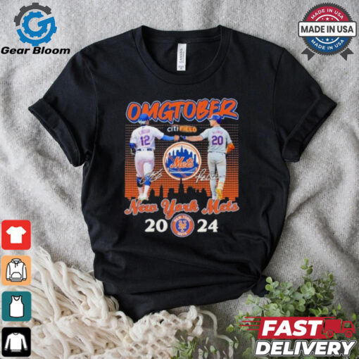 Francisco Lindor And Pete Alonso New York Mets OMGTOBER 2024 Shirt