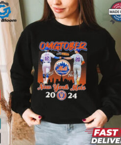 Francisco Lindor And Pete Alonso New York Mets OMGTOBER 2024 Shirt