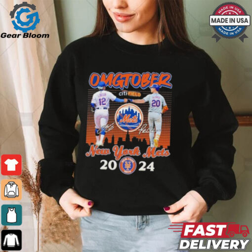 Francisco Lindor And Pete Alonso New York Mets OMGTOBER 2024 Shirt