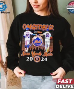 Francisco Lindor Pete Alonso OMGTOBER New York Mets 2024 shirt