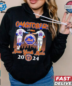 Francisco Lindor Pete Alonso OMGTOBER New York Mets 2024 shirt