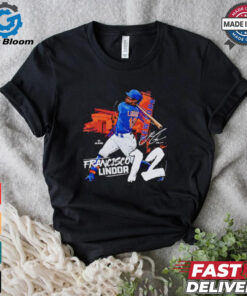 Francisco Lindor hit the ball signature shirt