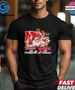 Friends Raiola And Mahomes Huskers On Saturdays X Chiefs On Sundays Signatures Shirt