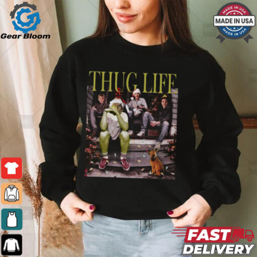 Funny Christmas Grinch Fan Gift Thug Life Tshirt M0143 T Shirt