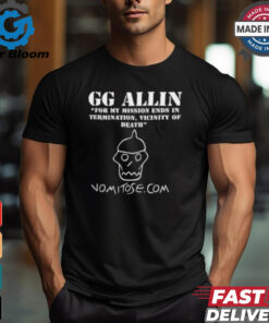 GG Allin Shirt