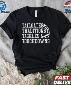 Game Day Alert Tailgates Traditions Tackles and Touchdowns 2024 t shirt