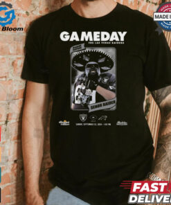 Gameday NFL The Las Vegas Raiders vs Carolina Panthers Senor Raider Sept 22 2024 t shirt