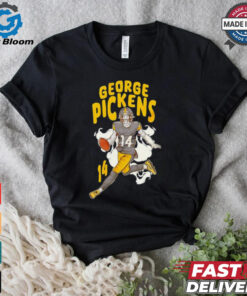George Pickens 14 Pittsburgh Steelers football graphic shirt