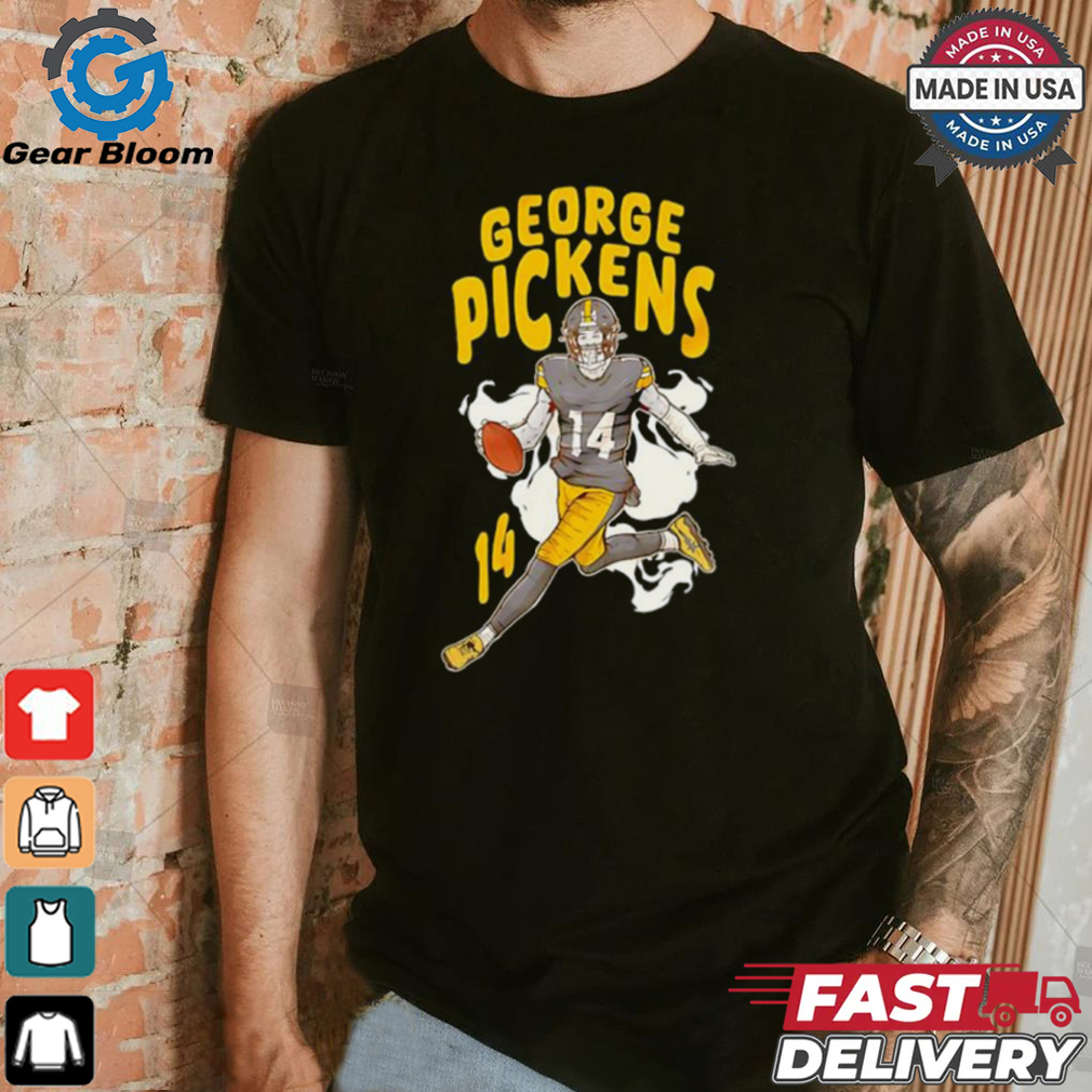 George Pickens 14 Pittsburgh Steelers football graphic shirt George Pickens 14 Pittsburgh Steelers football graphic shirt