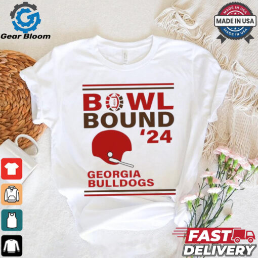 Georgia Bulldogs 2024 Bowl Bound Helmet Shirt