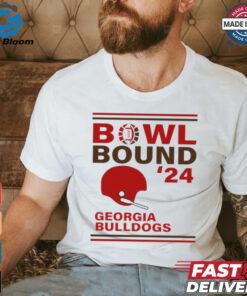 Georgia Bulldogs 2024 Bowl Bound Helmet Shirt