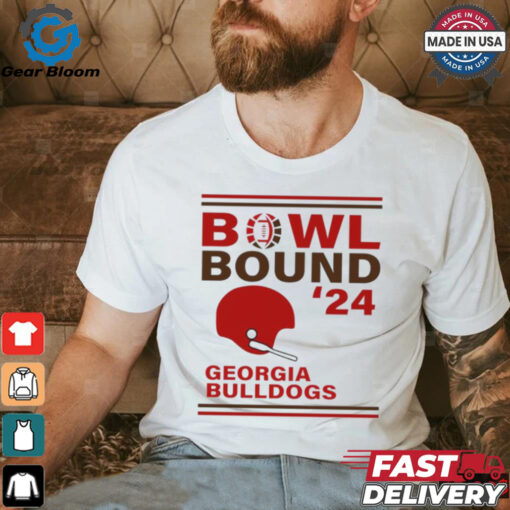 Georgia Bulldogs 2024 Bowl Bound Helmet Shirt