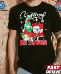 Georgia Bulldogs Merry Christmas 2024 Go Dawgs Shirt