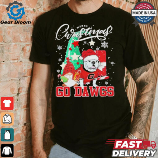 Georgia Bulldogs Merry Christmas 2024 Go Dawgs Shirt