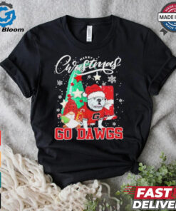 Georgia Bulldogs Merry Christmas 2024 Go Dawgs Shirt