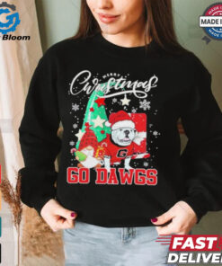 Georgia Bulldogs Merry Christmas 2024 Go Dawgs Shirt