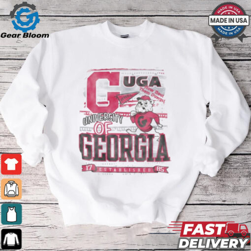 Georgia Bulldogs Washed Vault T Shirt