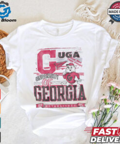 Georgia Bulldogs Washed Vault T Shirt