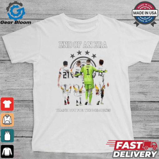 Germany National Football Team end of an Era thank you for the memories signature shirt