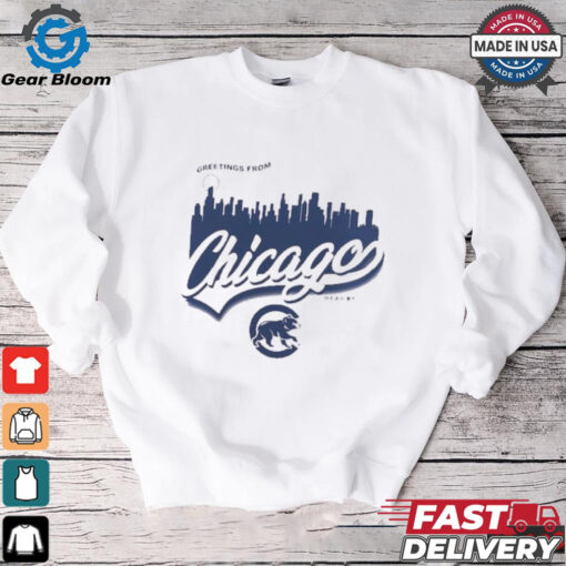 Getting From Skyline Chicago Cubs Shirt