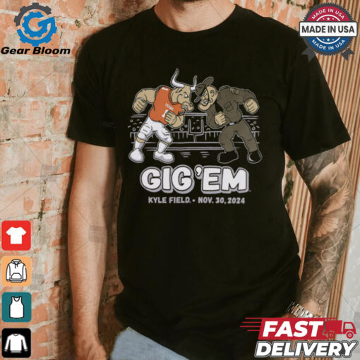 Gig _Em Ol_ Sarge Head to Head T Shirt