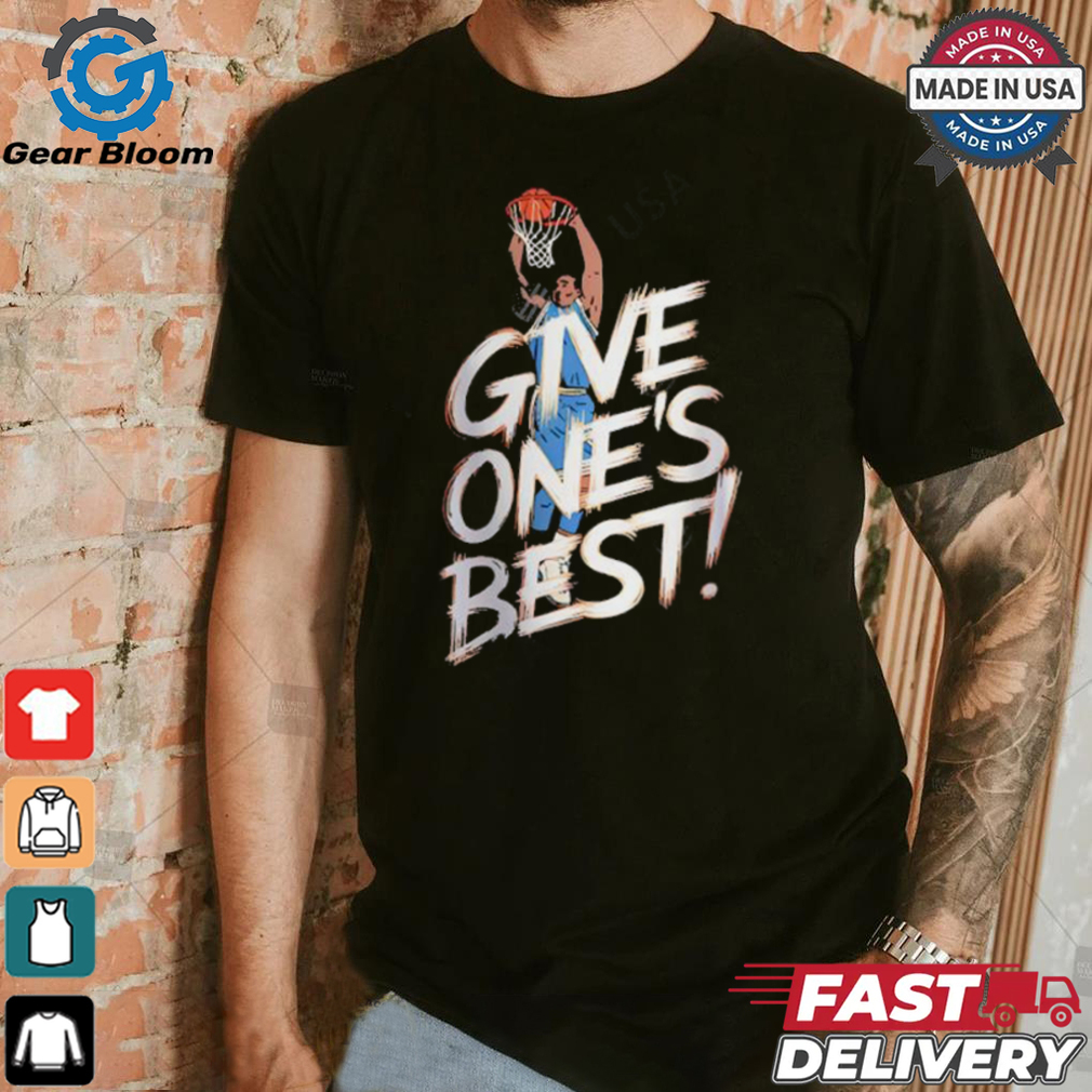 Give One’s Best basketball shirt Give One’s Best basketball shirt