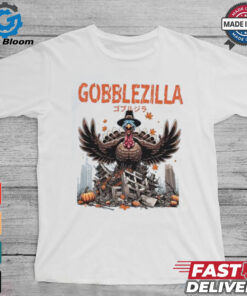 Gobblezilla Happy Thanksgiving T shirt
