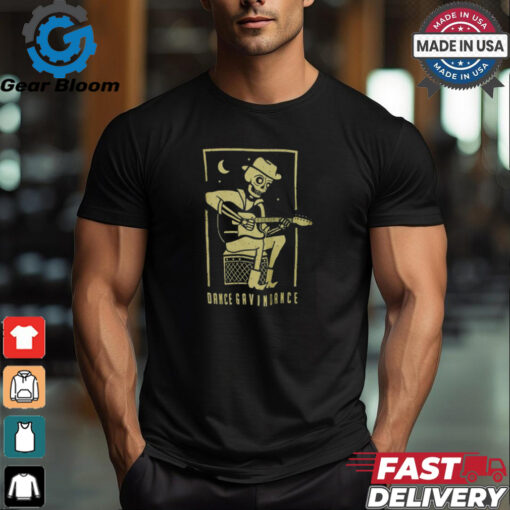 Gold Skull Black Long Sleeve shirt
