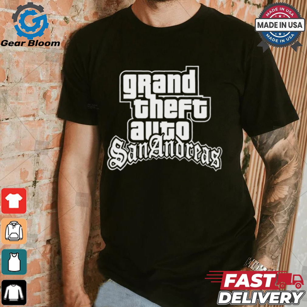 Grand Theft Auto San Andreas 20 Year Anniversary Shirt Grand Theft Auto San Andreas 20 Year Anniversary Shirt